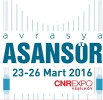 Avrasya Asansör Fuarı 20-23 Nisan 2016 CNREXPO