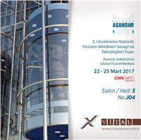 Avrasya Asansör Fuarı 22-25 Mart 2017 CNREXPO