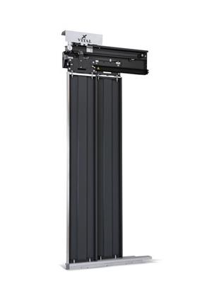 Porte Cabine semi-automatique Télescopique 2 panneaux (2VOL)
